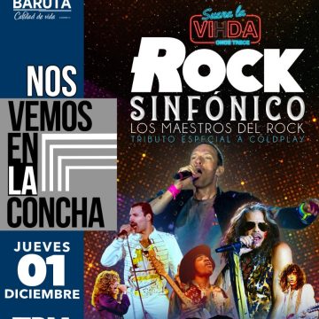 Nos Vemos en La Concha con dos grandes presentaciones esta semana:  Rock Sinfónico y Señora Parra Anda