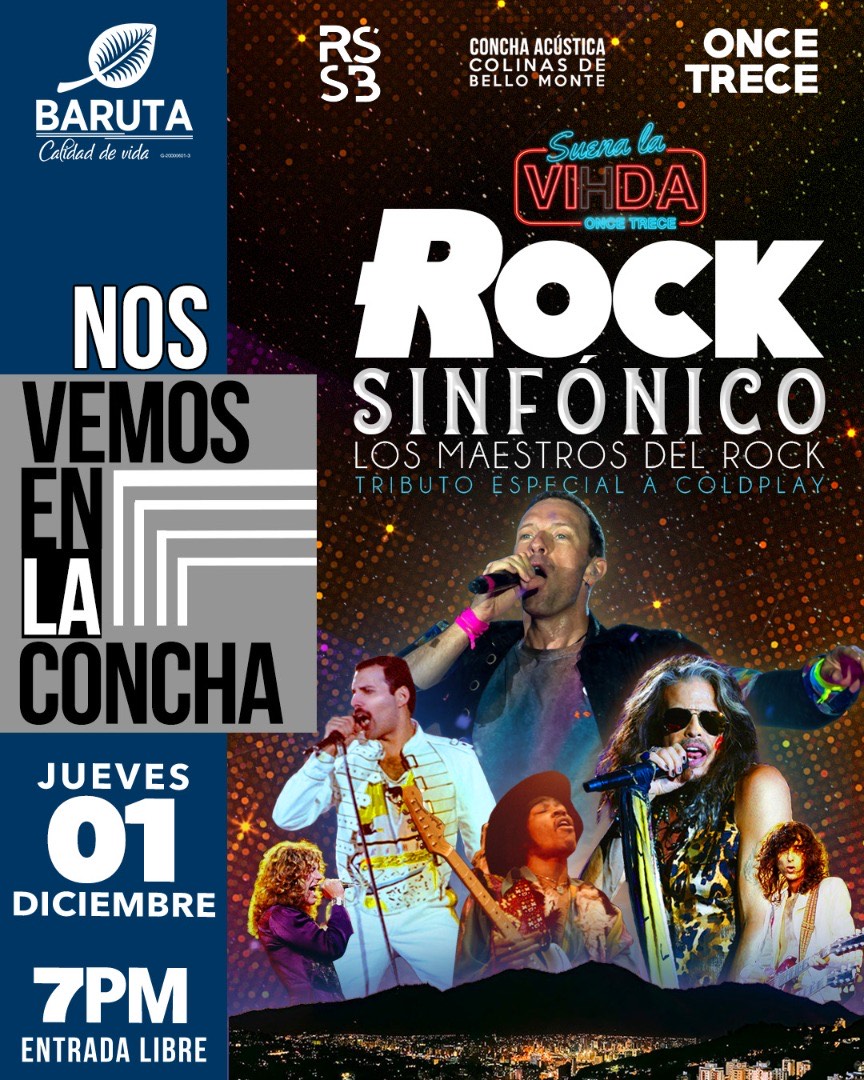 Nos Vemos en La Concha con dos grandes presentaciones esta semana:  Rock Sinfónico y Señora Parra Anda