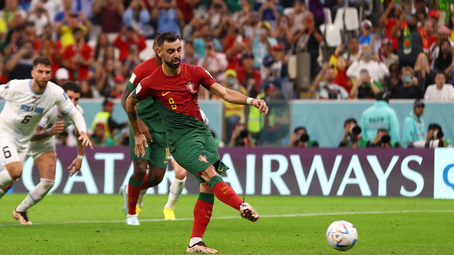 Portugal se clasifica para los octavos de final tras ganar por 2-0 a Uruguay