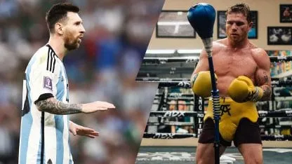 El boxeador Canelo Álvarez lanza una extraña amenaza a Lionel Messi