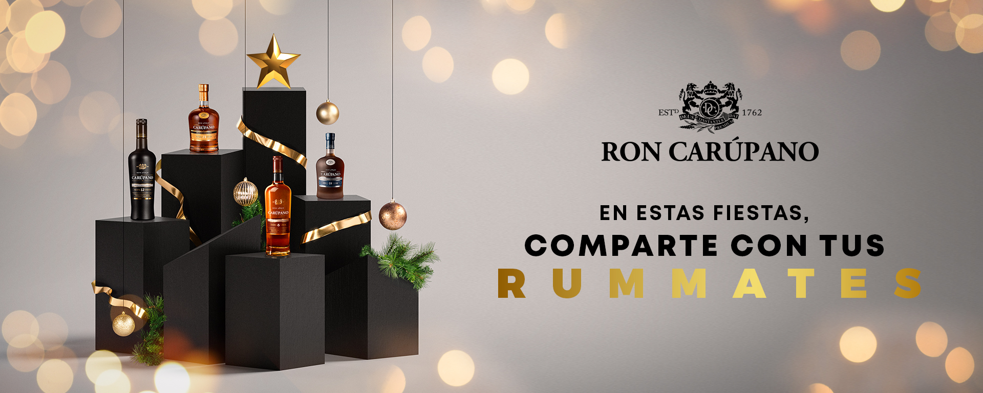 Ron Carúpano te invita a compartir las fiestas Decembrinas con tus Rummates