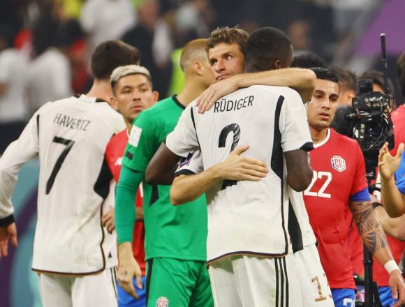 Alemania queda fuera del Mundial a pesar de ganar 4-2 a Costa Rica