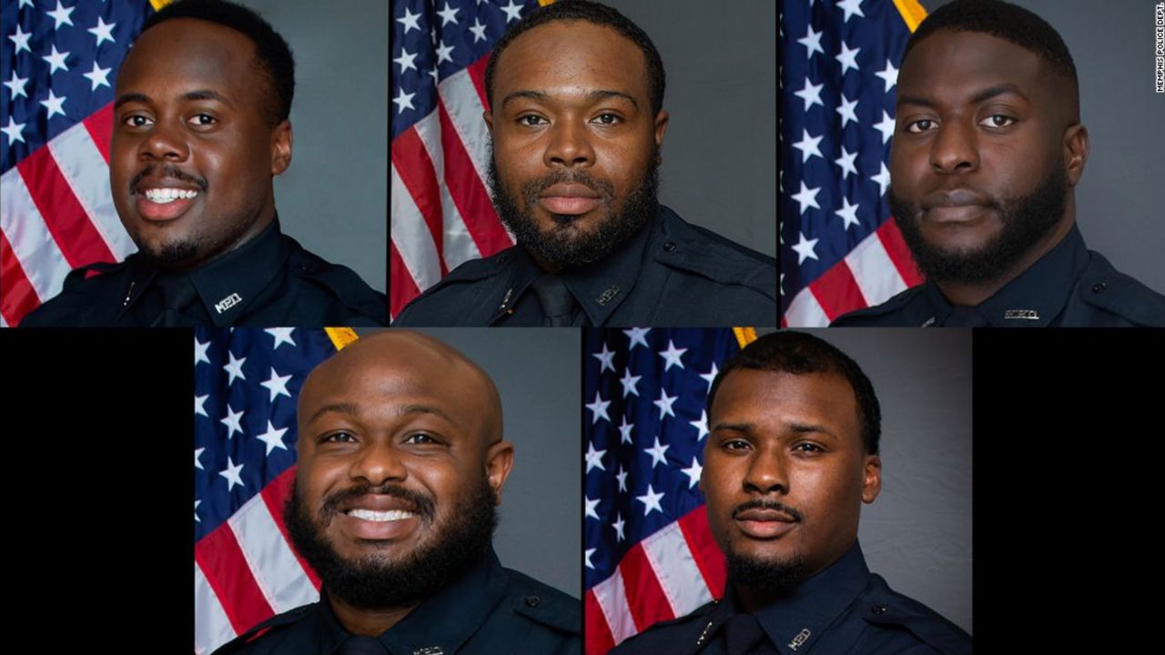 5 ex policías acusados de propinar una salvaje paliza que mató a un hombre negro de Memphis