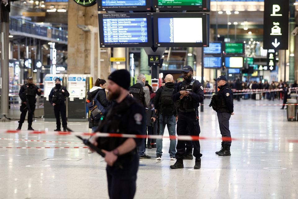 Un hombre hiere a seis personas en la estación Gare du Nord de París