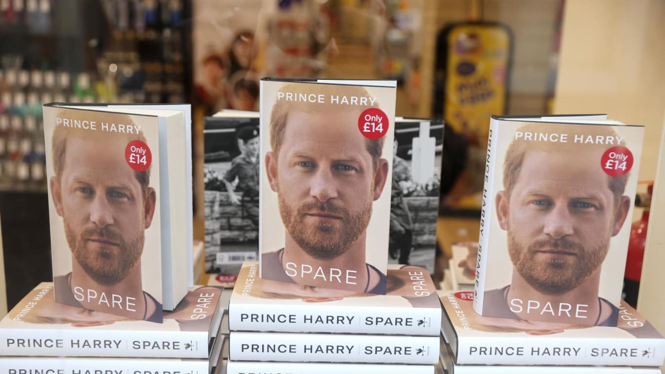 Las memorias del Príncipe Harry «Spare» baten récord de ventas