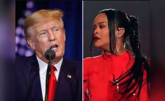 Trump arremete contra Rihanna por el «peor espectáculo de la historia» en el medio tiempo de la Super Bowl