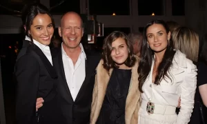 Bruce Willis, Demi Moore, Emma Heming