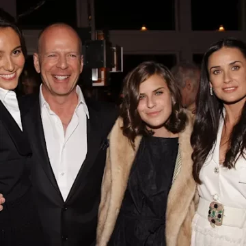 Bruce Willis, Demi Moore, Emma Heming
