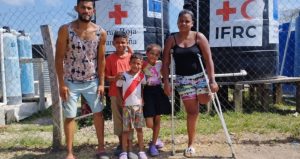 Familia venezolana en Panamá