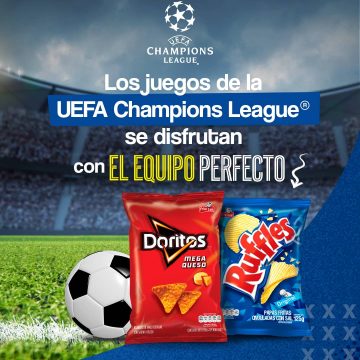 ¡Sé parte del Equipo Perfecto junto a Doritos®, Ruffles y la UEFA Champions League 2023!