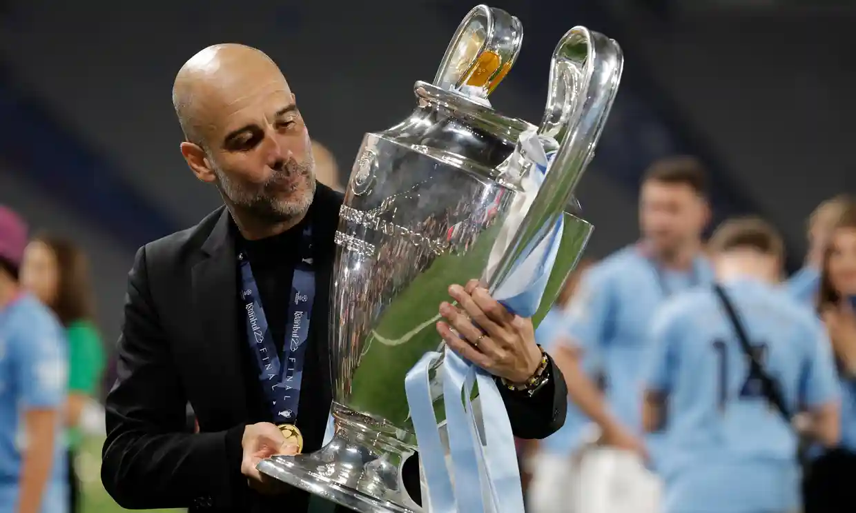 Pep Guardiola planea finalizar su estancia en el Manchester City en dos años cuando su contrato expire