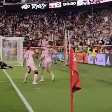 Primer gol de Messi en la MLS