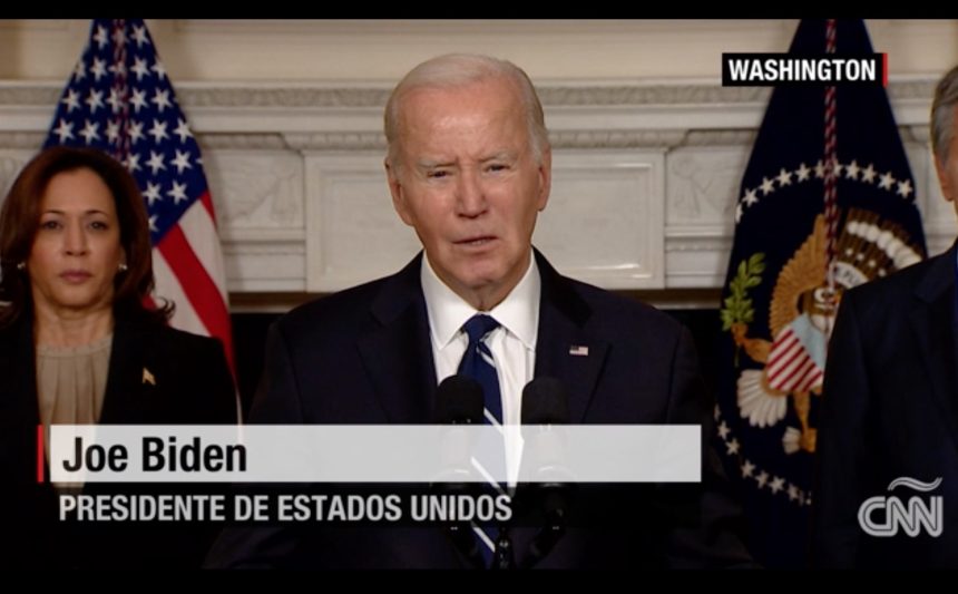 "Tenemos la capacidad de hacerlo y tenemos la obligación de hacerlo, somos la nación esencial", dijo Biden en CBS News, parafraseando una famosa cita de la exsecretaria de Estado Madeleine Albright.