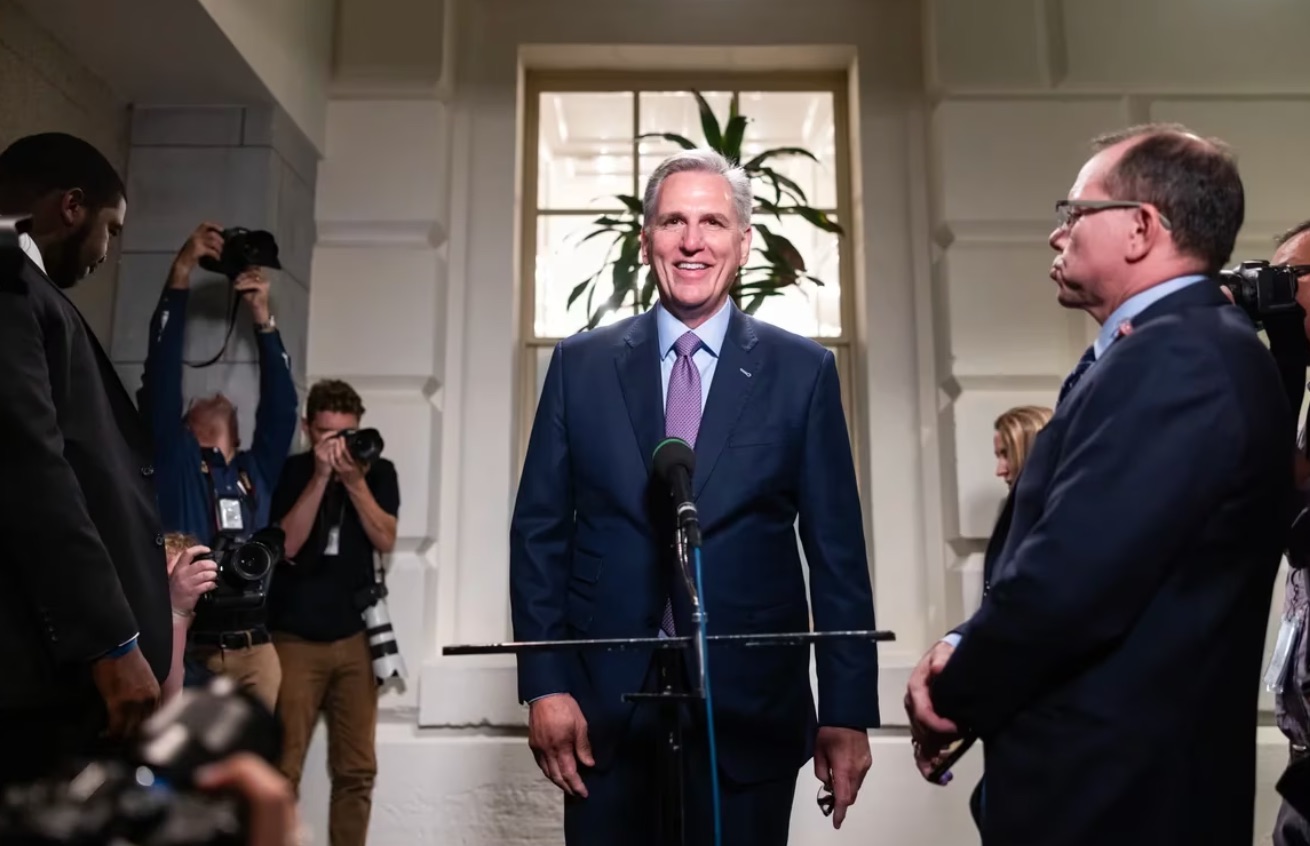 Kevin McCarthy fue destituido como presidente de la Cámara de Representantes en EEUU