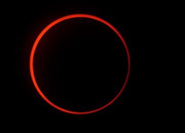 Así se vio el eclipse solar anular
