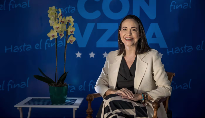 María Corina Machado afirmó que su candidatura es un reto al sistema y un desafío al chavismo