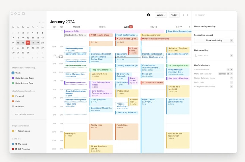 Notion Calendar: La Nueva Aplicación de Calendario que Revoluciona la Organización de Reuniones