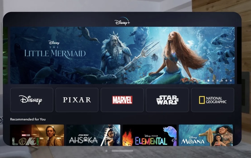 ¡Apple Vision Pro revoluciona la experiencia 3D con películas de Disney Plus y entornos exclusivos!