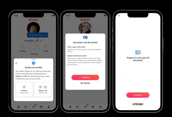 Tinder complica el proceso de verificación: ahora necesitas un video selfie y tu ID