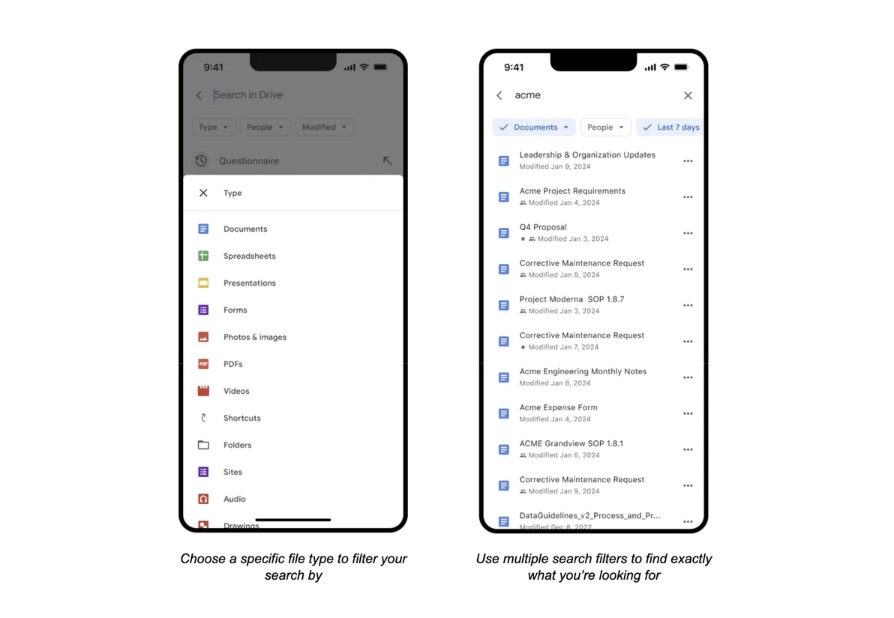 Google Drive en iOS: ¡Mejora tus búsquedas con filtros avanzados!