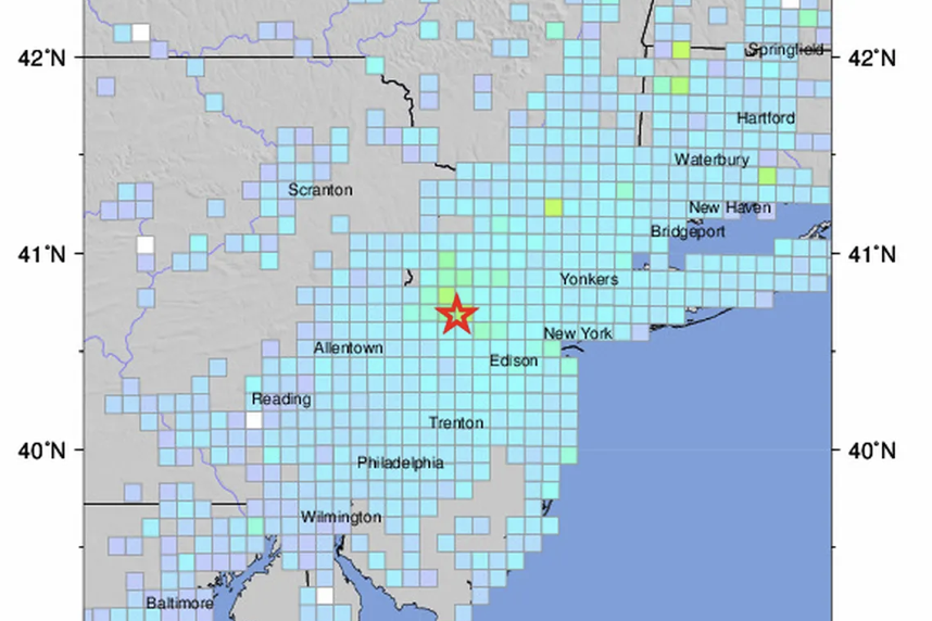 Terremoto de magnitud 4.8 sacude Nueva York y Nueva Jersey: USGS confirma