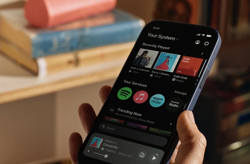 Sonos anuncia una app renovada que simplifica tu experiencia desde la pantalla de inicio
