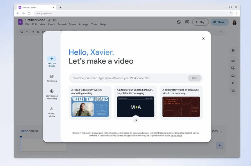 Google lanza Vids: La Nueva Herramienta de Productividad para el Trabajo