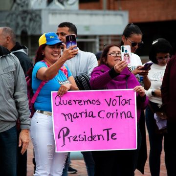 María Corina Machado afirma que Maduro «no puede» escoger al candidato de la oposición para las elecciones