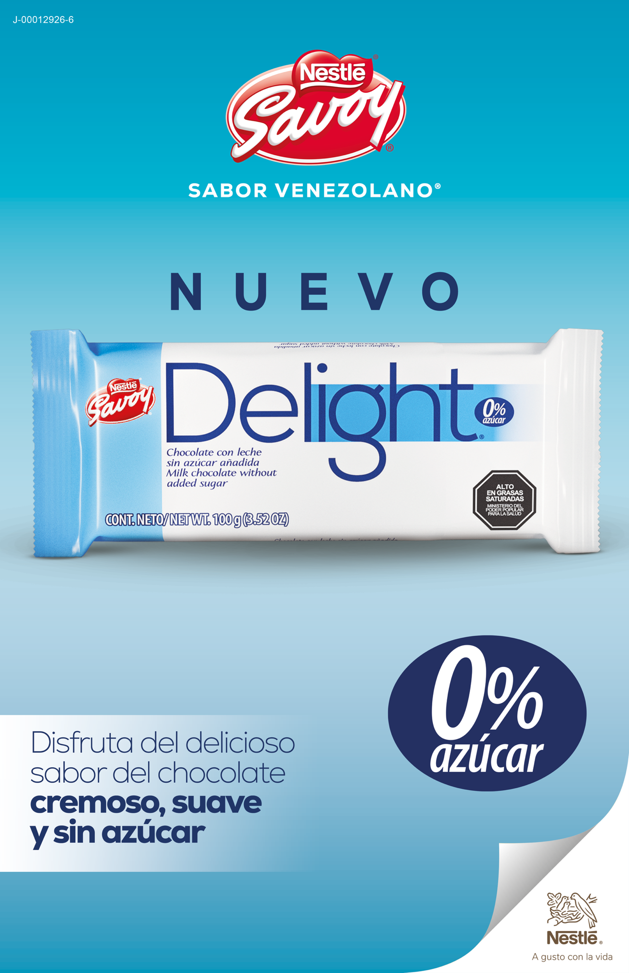 DELIGHT®: la misma cremosidad y sabor de SAVOY®, ahora sin azúcar añadida