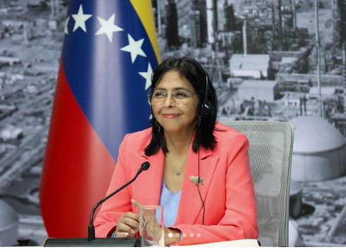 Ministra Delcy Rodríguez participa  en reunión del Comité Ministerial de Monitoreo de la OPEP