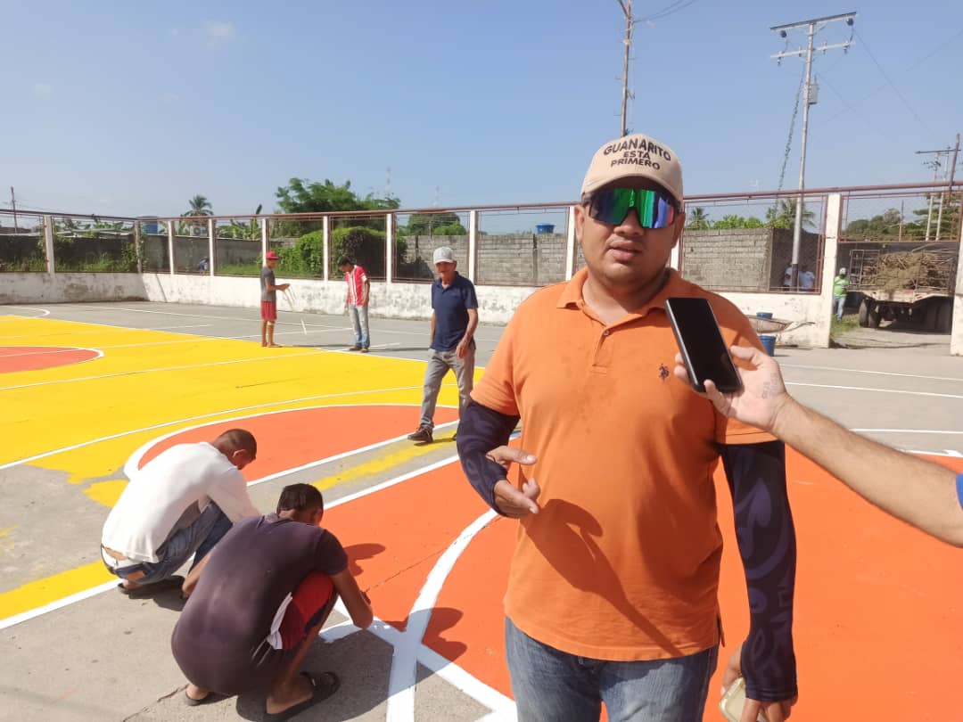 Alcaldía de Guanarito recupera cancha deportiva del barrio El Matadero