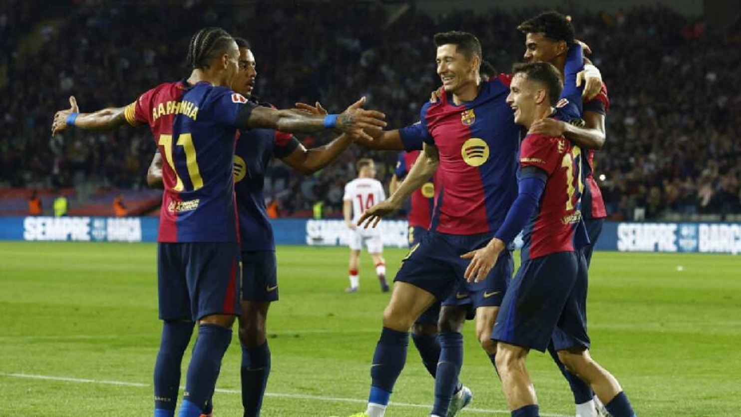 Barcelona se afianza  líder tras derrotar 5‑1 a Sevilla