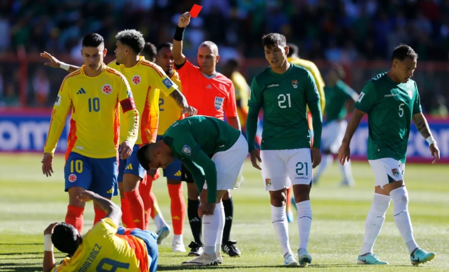 Bolivia sorprende a Colombia y termina con su invicto en eliminatorias al Mundial