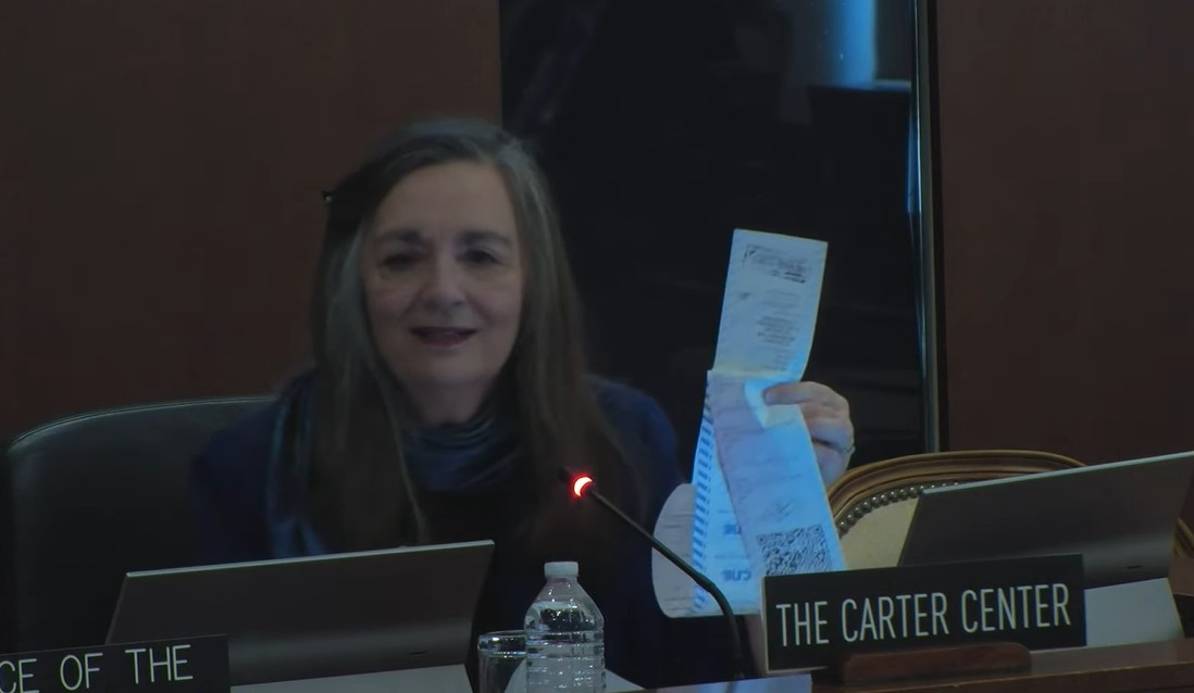 Centro Carter mostró en la OEA actas originales del CNE y destacó que son “documentos clave” del 28J