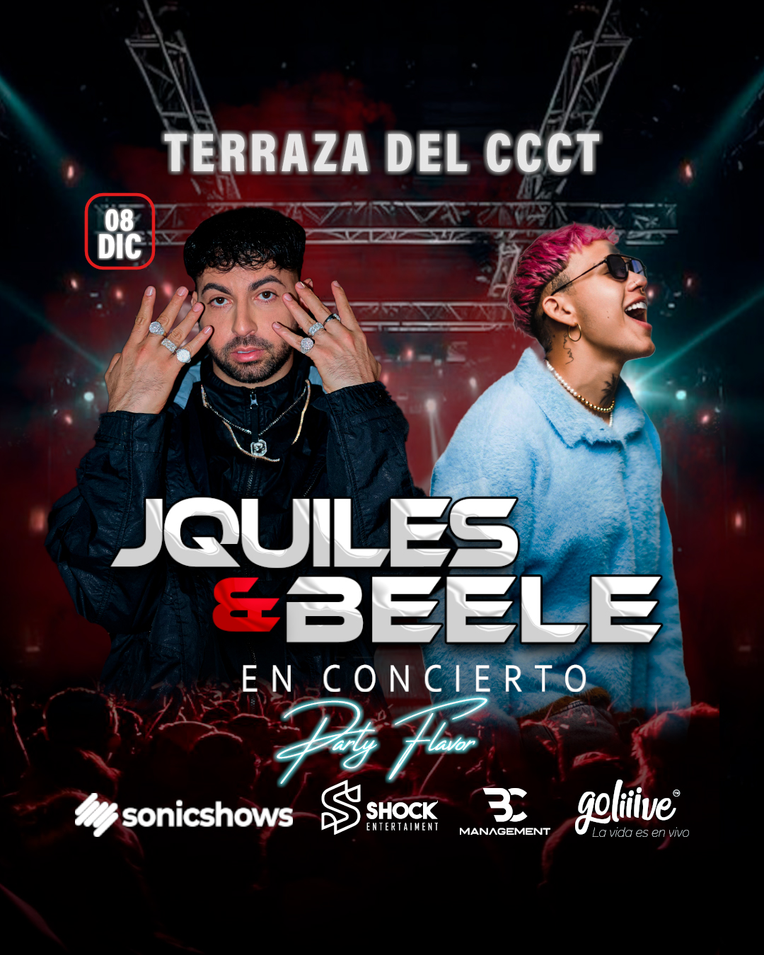 Explosión de ritmos en Caracas con el concierto de Justin Quiles y Beéle