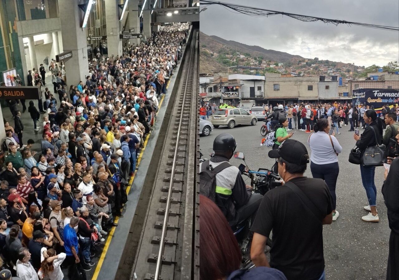 Colapsada la Gran Caracas por paro de transporte en reclamo de aumento del pasaje